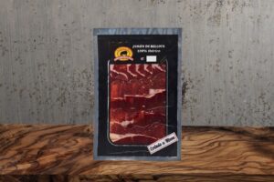 Jamon loncheado bellota 100% ibérico Los Pedroches cortado a mano (100gr.)